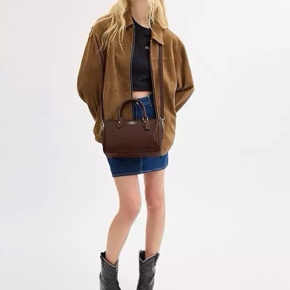 NWT Coach Rowan Satchel leather CV962 - Picture 4 of 7